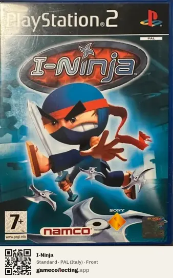 I-Ninja PlayStation 2, Italy box front