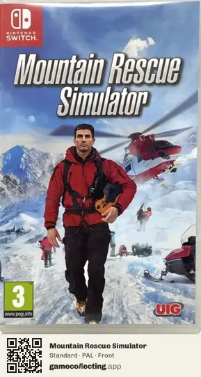 Mountain Rescue Simulator Nintendo Switch, PAL box front