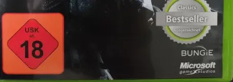 Halo 3: ODST, the USK square on its front