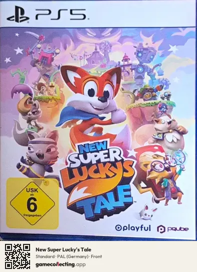 New Super Lucky's Tale PlayStation 5, Germany box front