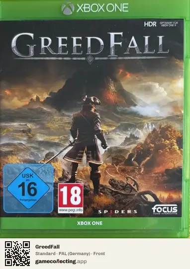 GreedFall Xbox One, Germany box front
