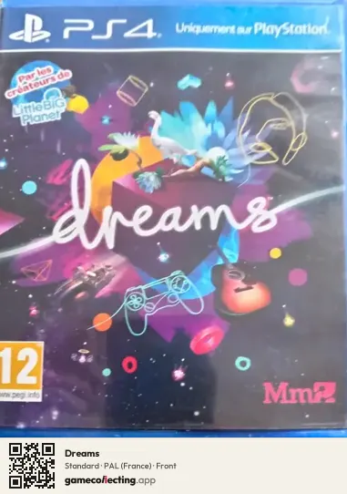 Dreams PlayStation 4, France box front
