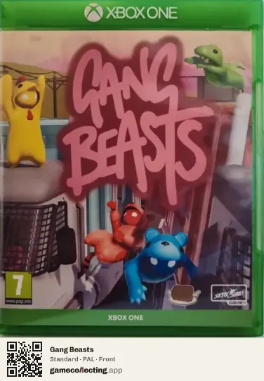 Gang Beasts Xbox One, PAL box front