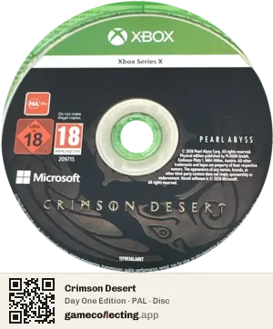 Crimson Desert Xbox Series X, PAL disc