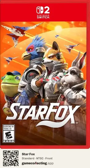 Star Fox Nintendo Switch 2, NTSC box front