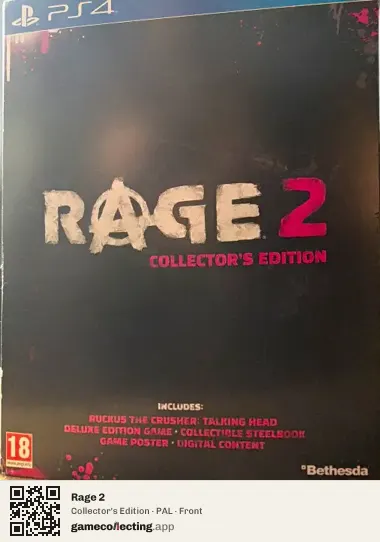 Rage 2 PlayStation 4, PAL box front