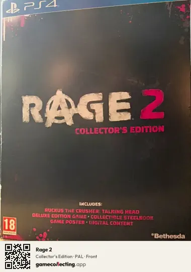 Rage 2 PlayStation 4, PAL box front
