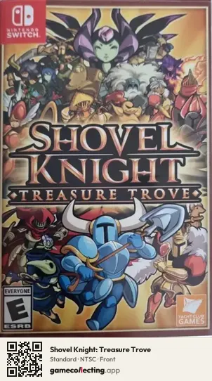 Shovel Knight: Treasure Trove Nintendo Switch, NTSC box front