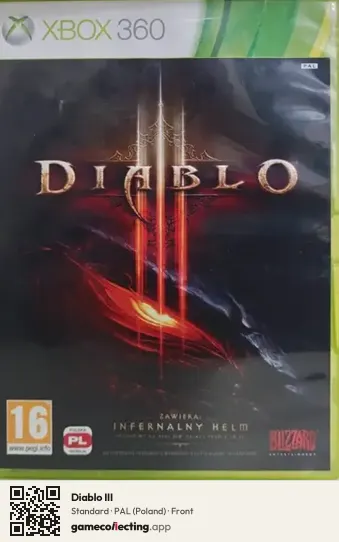 Diablo III Xbox 360, Poland box front