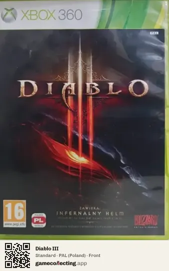 Diablo III Xbox 360, Poland box front
