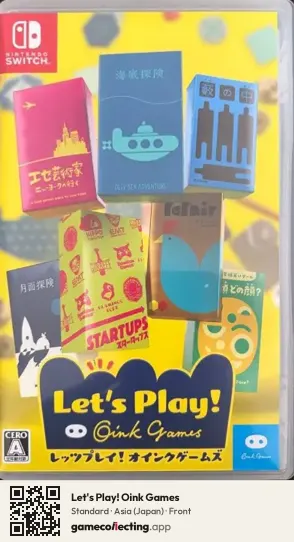 Let's Play! Oink Games Nintendo Switch, Asia box front