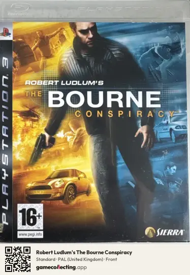 Robert Ludlum's The Bourne Conspiracy PlayStation 3, United Kingdom box front