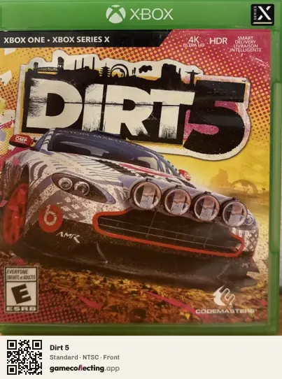 Dirt 5 Xbox One, NTSC box front