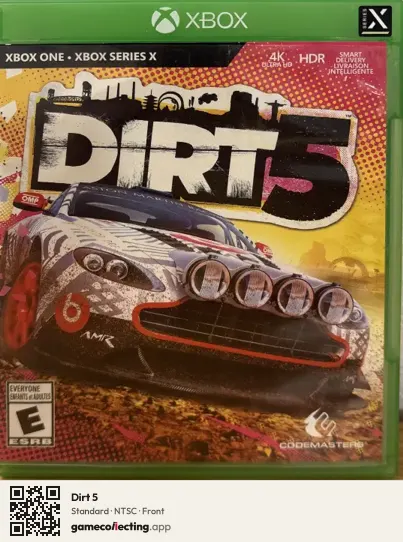 Dirt 5 Xbox One, NTSC box front