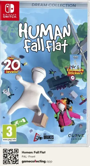 Human: Fall Flat Nintendo Switch, PAL box front