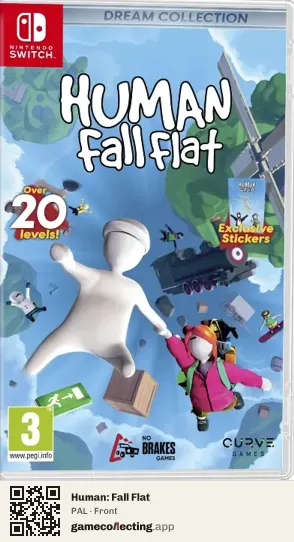 Human: Fall Flat Nintendo Switch, PAL box front
