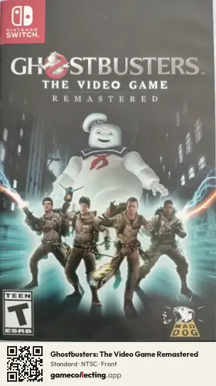 Ghostbusters: The Video Game Remastered Nintendo Switch, NTSC box front