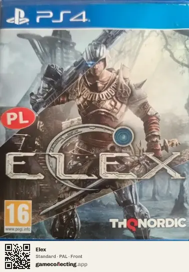 Elex PlayStation 4, PAL box front