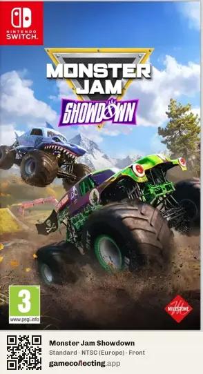 Monster Jam Showdown Nintendo Switch, Europe box front