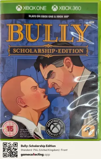 Bully: Scholarship Edition Xbox 360, United Kingdom box front