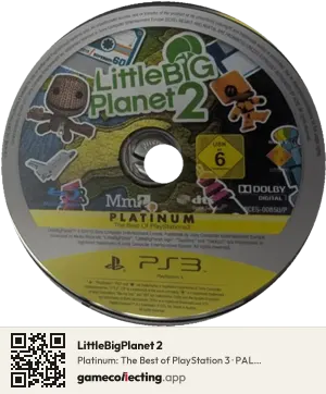 LittleBigPlanet 2 PlayStation 3, PAL disc