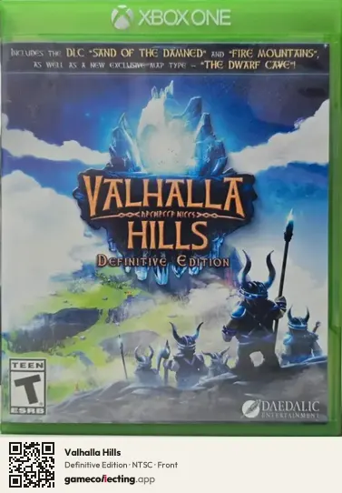 Valhalla Hills Xbox One, NTSC box front