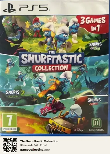 The Smurftastic Collection PlayStation 5, PAL box front