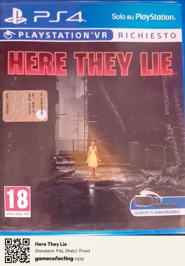 Here They Lie PlayStation 4, Italy box front