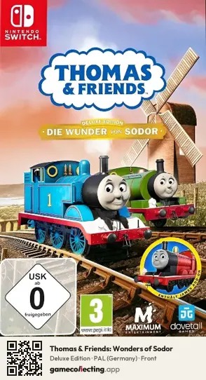 Thomas & Friends: Wonders of Sodor Nintendo Switch, Germany box front
