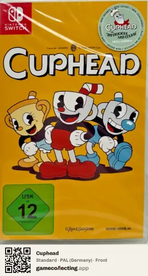 Cuphead Nintendo Switch, Germany box front