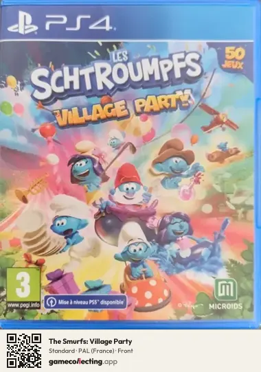 The Smurfs: Village Party PlayStation 4, France box front
