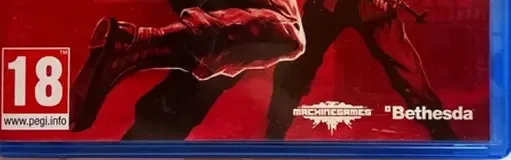 Wolfenstein: The Old Blood, the PEGI square on its front