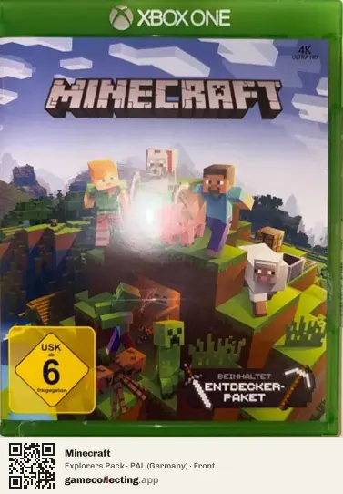 Minecraft Xbox One, Germany box front