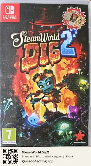 SteamWorld Dig 2 Nintendo Switch, United Kingdom box front