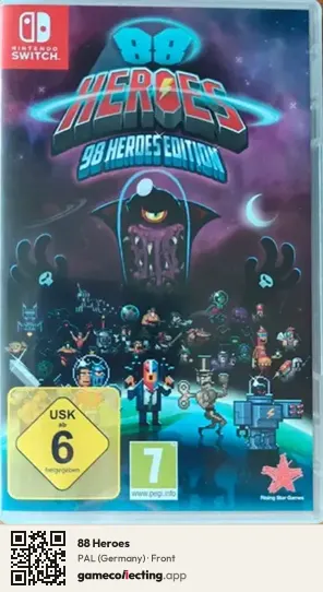 88 Heroes Nintendo Switch, Germany box front