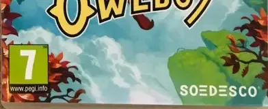 Owlboy, the PEGI square on its front