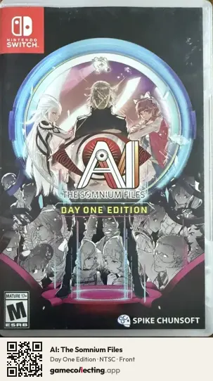 AI: The Somnium Files Nintendo Switch, NTSC box front