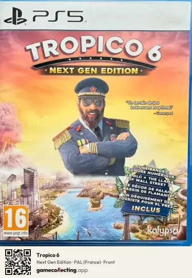 Tropico 6 PlayStation 5, France box front