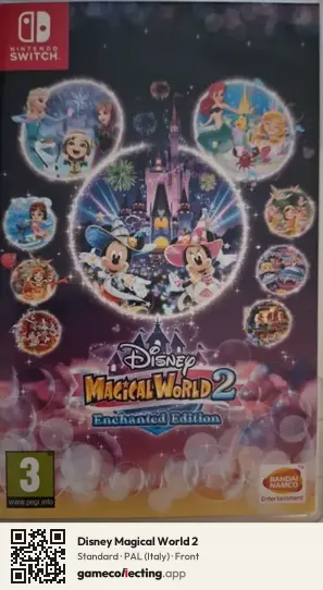 Disney Magical World 2 Nintendo Switch, Italy box front
