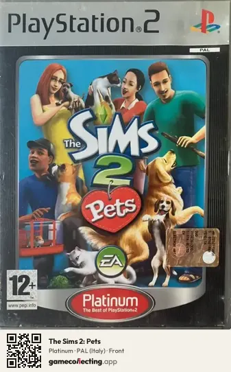 The Sims 2: Pets PlayStation 2, Italy box front