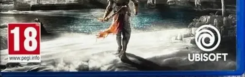 Assassin's Creed Origins, the PEGI square on its front