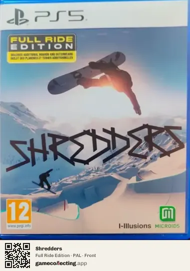 Shredders PlayStation 5, PAL box front