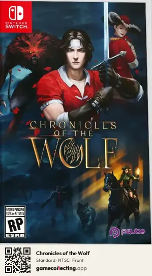 Chronicles of the Wolf Nintendo Switch, NTSC box front