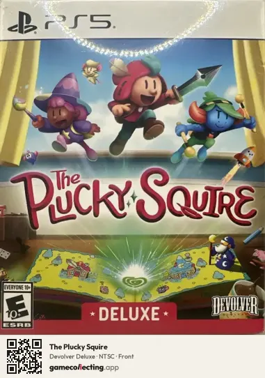 The Plucky Squire PlayStation 5, NTSC box front