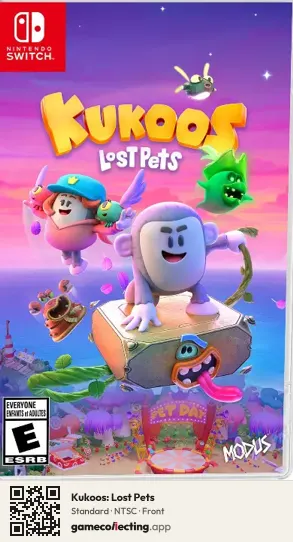 Kukoos: Lost Pets Nintendo Switch, NTSC box front