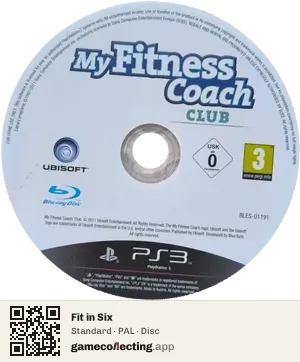 Fit in Six PlayStation 3, PAL disc