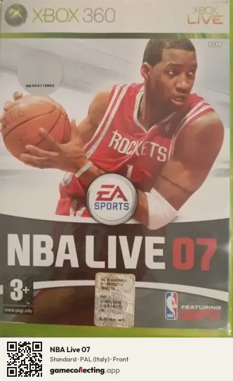 NBA Live 07 Xbox 360, Italy box front