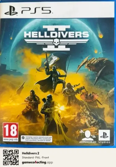 Helldivers 2 PlayStation 5, PAL box front