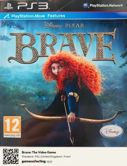 Brave: The Video Game PlayStation 3, United Kingdom box front
