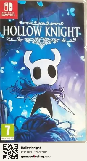 Hollow Knight Nintendo Switch, PAL box front